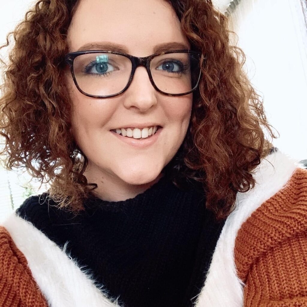 Selfie van Eline Trip die werkt als verzorgende IG bij Dagelijks Leven