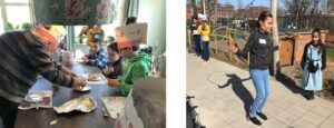 Op Nationale Pannenkoekdag kwamen leerlingen van de basisschool pannenkoeken bakken bij Het Verkeerstorenhuis. Samen met de bewoners met dementie aan tafel en springtouwen in de tuin. 